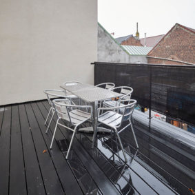 lovely terrace in a shared house for expats well-situated in Ixelles