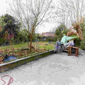 lovely terrace including a BBQ in a cohousing for internationals