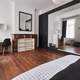 spacious and luminous room in a co-housing house for young professionals in Ixelles