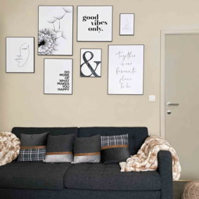 Cosy living room in a fully decorated and fully furnished shared house