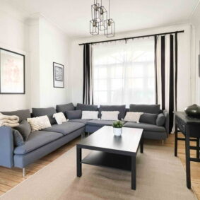 Comfortable living room at ShareHomeBrussels near Plasky
