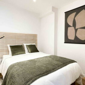 Modern bedroom in Sharehome coliving property near Leopold Park